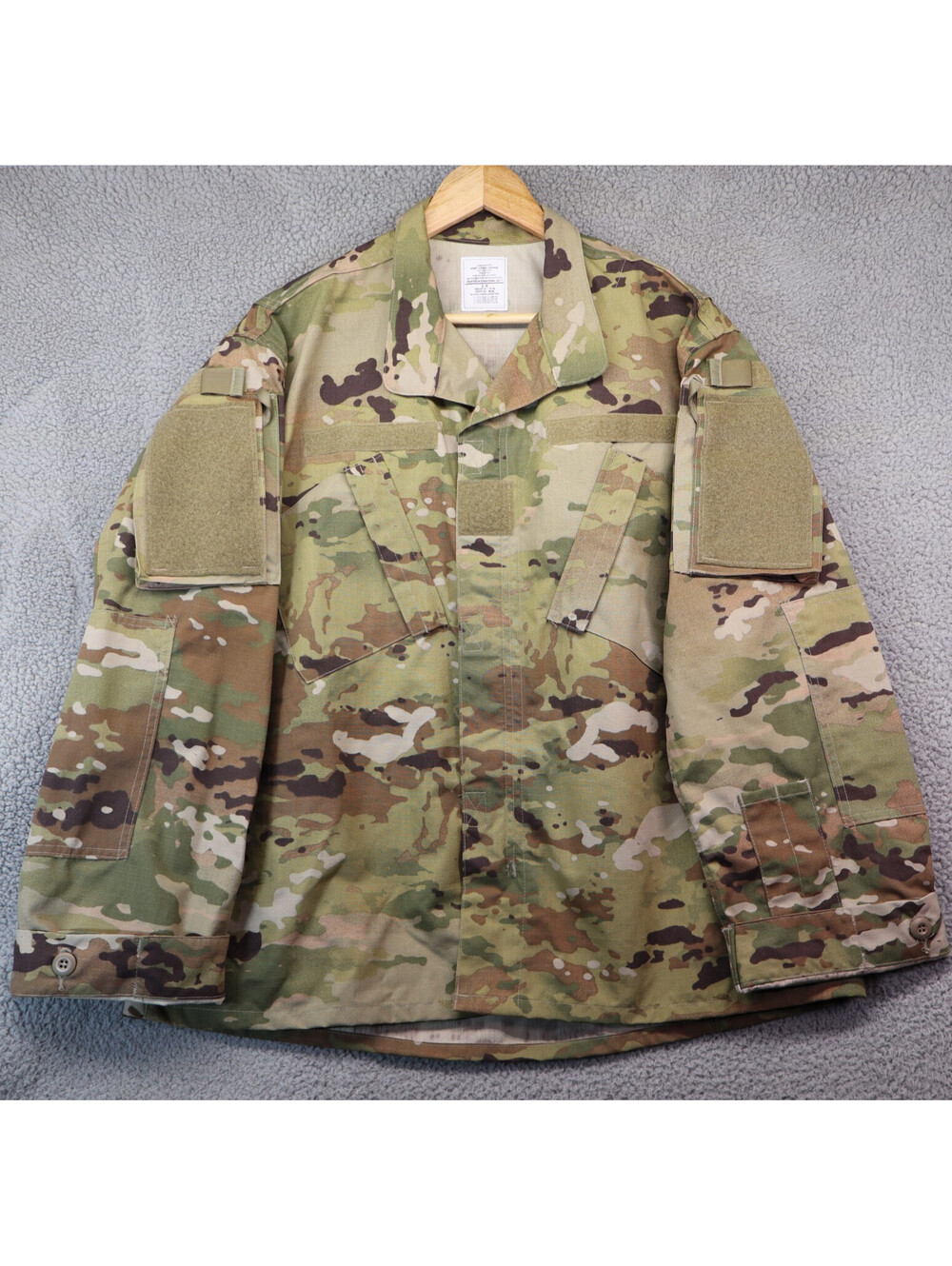 Propper ATACS AU Camo Combat Uniform Jacket ACU Large L-R